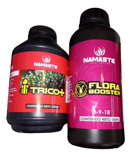 Kit Namaste Flora Booster 500 Cc + Trico+ 250gr