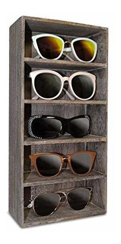 Soporte De Madera Gafas Montado Pared Vitrina Montable ...