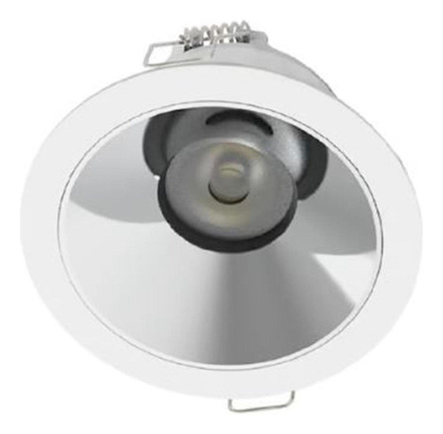 Luminario Int. Empot. Techo 6w/100-240v. 3000k Blanco Cromo 