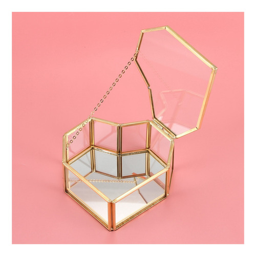 Asd Flip Love Joyero De Cristal Geométrico En Forma De