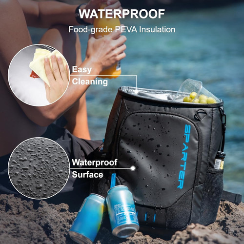 Sparter Mochila Térmica Aislada Con Capacidad De 30 Latas