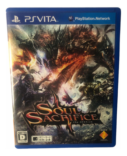 Jogo Soul Sacrifice Do  Ps Vita Playstation (Recondicionado)