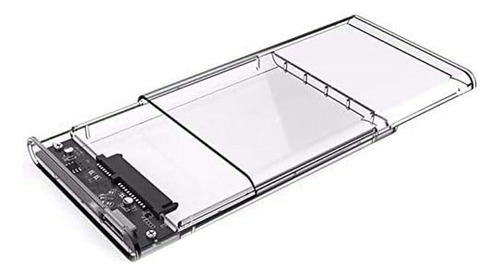 Case Hd Transparente Notebook Pc Xbox Sata 2.5 Usb 3.0
