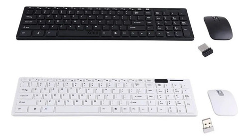 Kit Teclado + Mouse Sem Fio