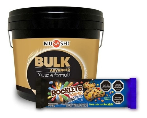 Musashi Proteina Bulk Whey Protein Isolate 4 Lbs Rocklets