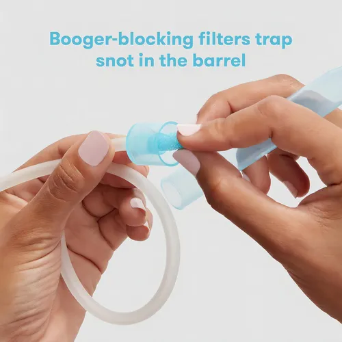 Nasal Saca Mocos Para Bebé + 24*filtros Higiénicos Cjlxwchhh