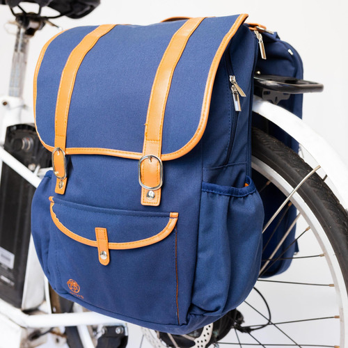 Computadora Portátil Mochila Para Bicicletas (azul)-pannier