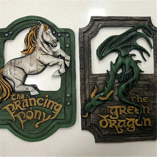 Lord Of The Rings The Prancing Pony And The Green Dragon - J