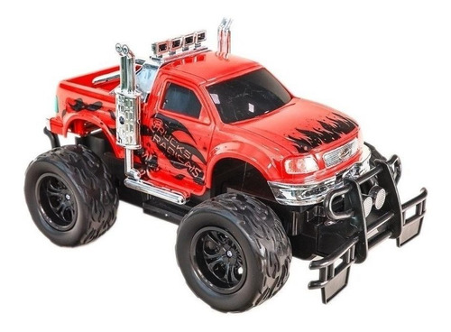 Caminhonete de controle remoto Unik Toys Trucks Radicais vermelho