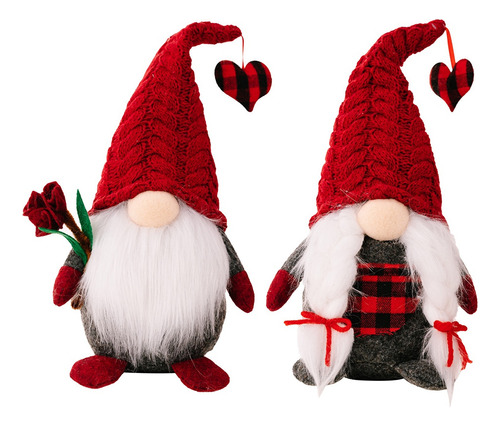 Figura De Peluche De Gnomos Sin Rostro Con Decoración De Gno