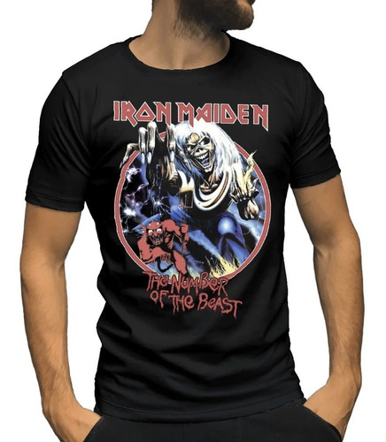 Remera Iron Maiden The Number Of The Beast Ranwey Dtm021