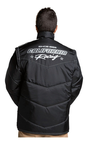 Imagem 3 de 5 de Jaqueta California Racing Life Carbono Cinza Motoboy Moto
