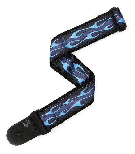 Correia Dark Side Hot Rod Flame Azul D'addario 50f10