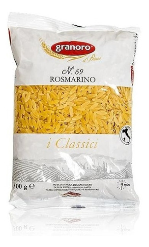 Pasta Orzo 500g Fideos Orzo Rosmarino - Granoro Italia