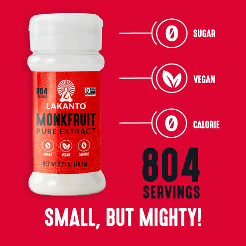 Lakanto Extracto Puro De Monk Fruit Sin Eritritol. 20gr.