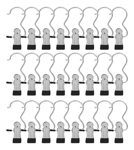 Bewishome 24 Pcs Gancho De Lavandería Para Colgar Botas Clip