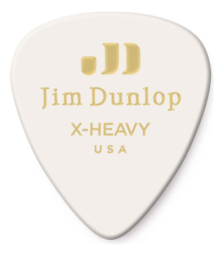 Dunlop 483p01 x H Genuine Celluloid Color Blanco Extra Heavy