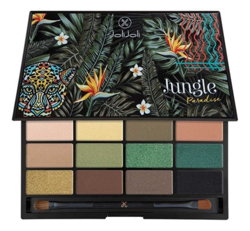 Paleta De Maquiagem Para Os Olhos Jungle Paradise Joli Joli Cor Da Sombra Varias