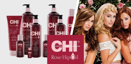 Shampoo Para Cuidado De Color Chi Rose Hip Oil 59ml