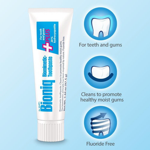 Bioniq Plus Biomimetic Toothpaste With 20 Percent Hydroxy...