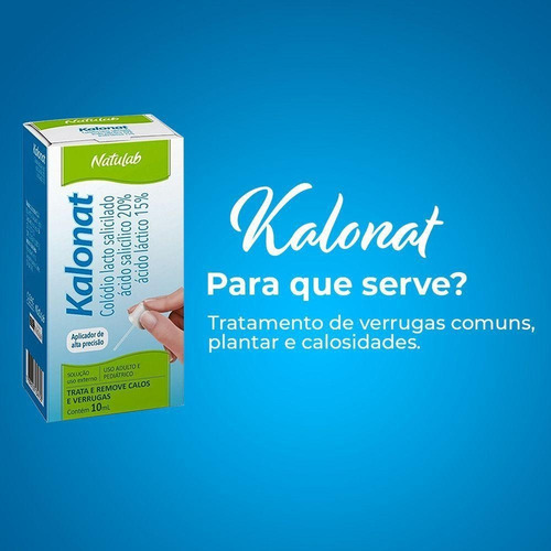 Trata E Remove Calos E Verrugas - Kalonat Solução 10ml