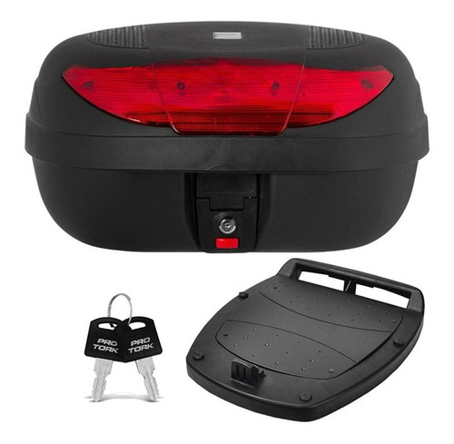 Imagem 5 de 10 de Bau Moto Bauleto 45 Litros + Bagageiro Honda Cbx Twister 250