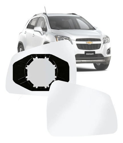 Lente Com Base Retrovisor Direito Gm Tracker 2014 2015 2016