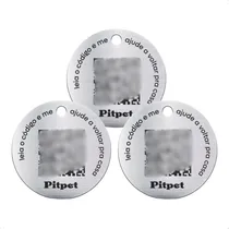 Comprar Kit 3 Pitpet Tag Qr Code Coleira Identificação Inteligente