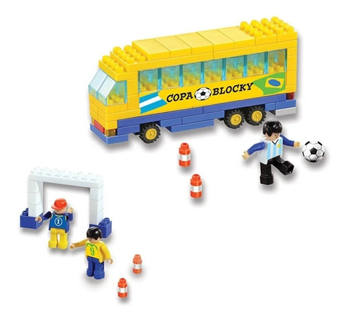 Blocky Futbol 1 Con 100 Piezas Original Dimare