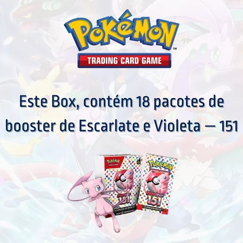 Mini Box - Pokémon - Escarlate e Violeta 151 - Copag em Promoção