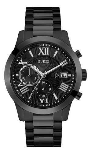 Reloj Guess De Acero Inoxidable Negro Bañado En Iones U0668g