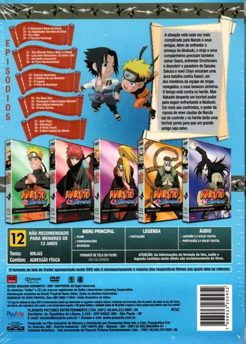 Dvd box Naruto Shippuden - Primeira Temporada - Box 2 (5 DVDs) em