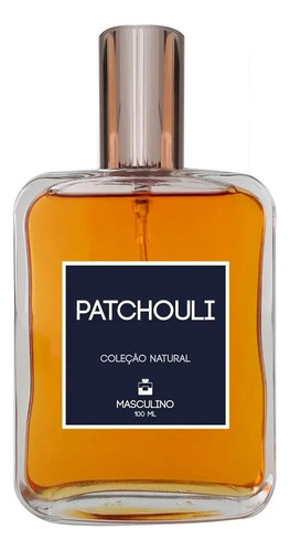 Perfume Masculino Patchouli 100ml - Feito Com Óleo Essencial