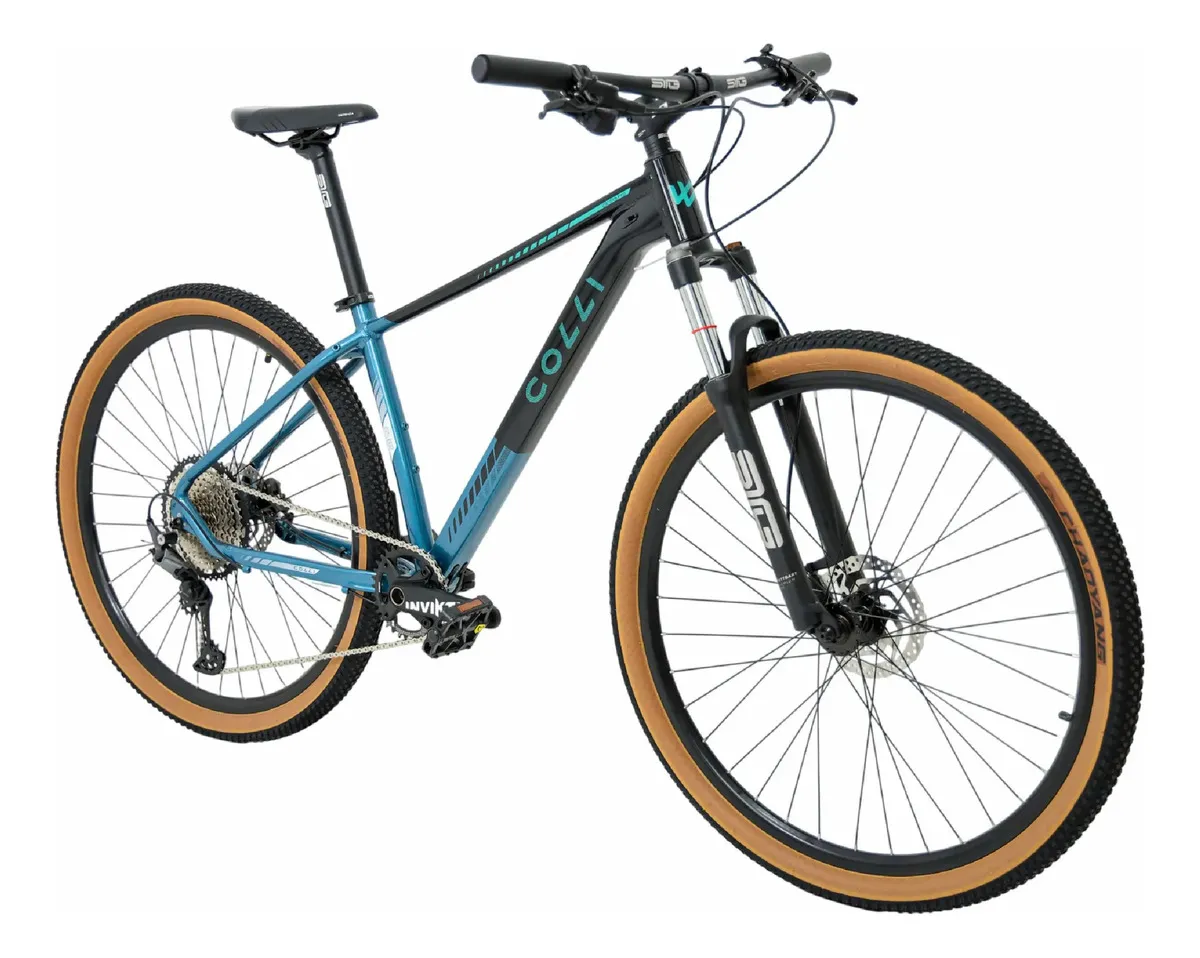 Bicicleta Aro 29 Mtb Colli Landscape Deore 12v Freio Shimano Verde/preto L - 19