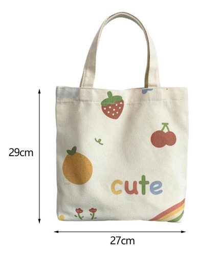 X Bolsa Lona For Compras, Bolso Ligero Y Resistente Con