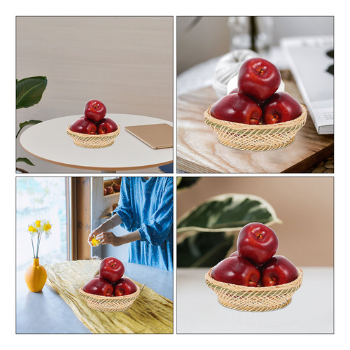 Simulación De Fruta De Serpiente Roja Modelo Banana, 5 Unida