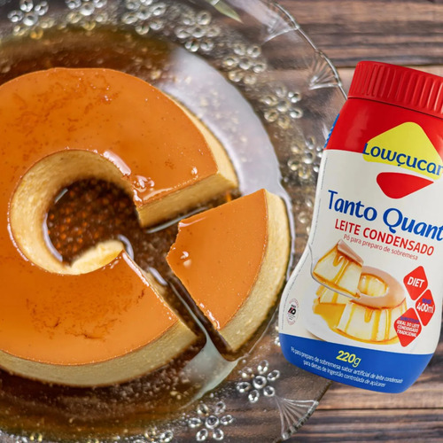 Leite Condensado Em Pó Dietético Lowçucar 220g - Kit Com 5