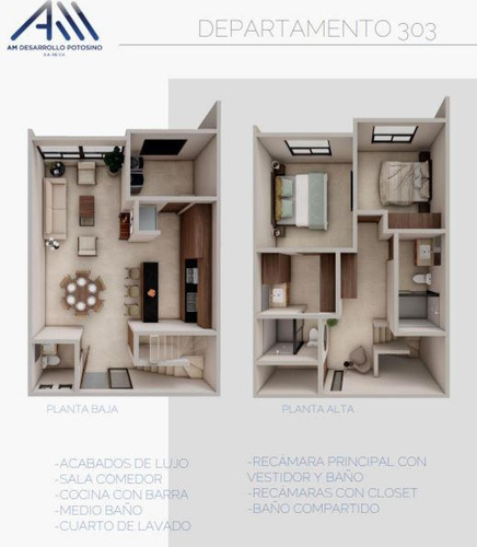 Departamento En Venta De 2 Niveles En Av. Joni En Villa Magna, San Luis Potosí