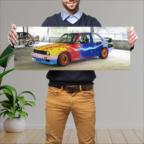 Cuadro 30x80cm Auto 1989 Bmw M3 Group A By Ken D 123