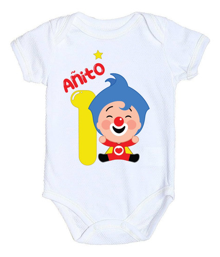 Playera Mami + Playera Papi + Pañalero Payasito Plim Plim