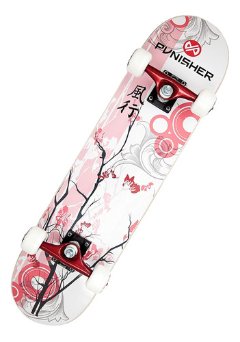 9001 Cherry Blossom Patineta Completa, Rojo, 31 Pulgada...