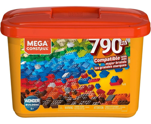 Megaconstrux Mega Caja De Construcción 790 Piezas Gjd24