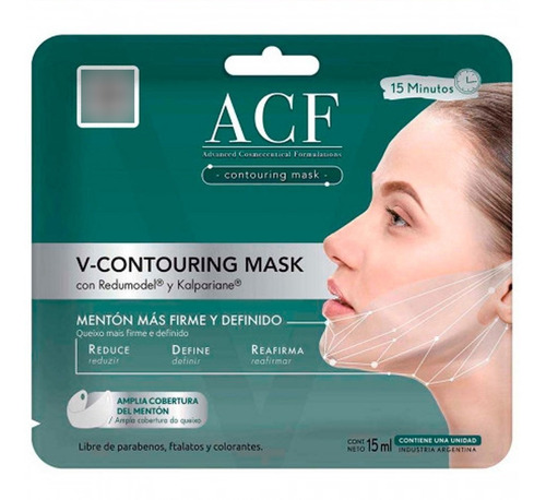 Mascara Facial Acf V-contouring Mask Menton Firme Y Definido