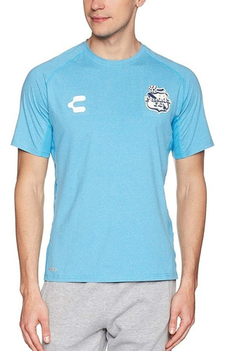 Playera Deportiva Puebla F.c. P/hombre Azul 5009227