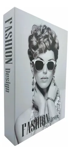 Juego de libros decorativos en forma de caja falsa, organizador, color negro