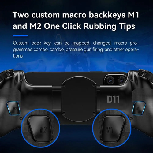 Controlador De Juego Telescópico D11 Rgb Phone Gamepad Con T