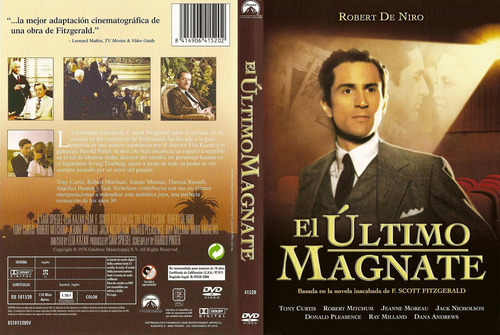 El Último Magnate - Robert De Niro - Jack Nicholson - Dvd