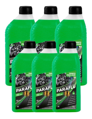 Kit Aditivo Radiador Paraflu Pronto Uso Verde Fiorino 1.4