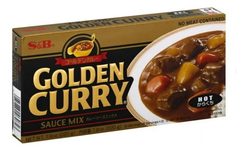 Golden Curry S&b Picante Por 220 Gr Japones