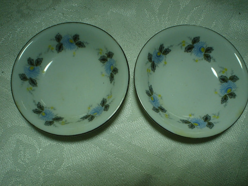 Adorno Vitrina Set Platos Flores Orientas Jer